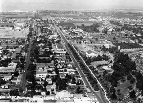 Aerial View of Chula Vista Looking West