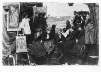 Entertainment at Blithedale Hotel, circa 1885