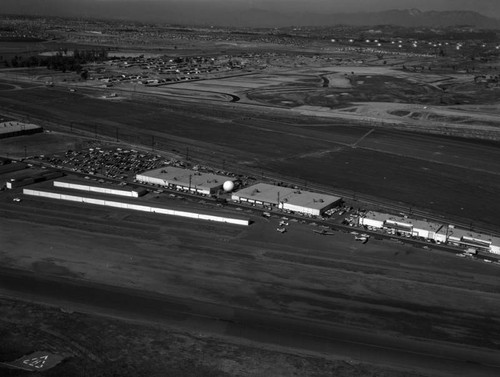 Hughes Aircraft and Fullerton Airport, looking northwest