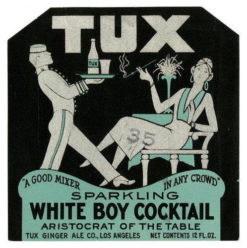 Tux Sparkling White Boy Cocktail, Tux Ginger Ale Co., Los Angeles