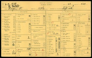 WPA household census for 1119 1/2 LOGAN ST, Los Angeles