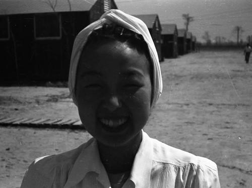 Woman in Jerome camp