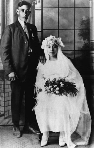 Pedro and Victoria Castro, Wedding Portrait [graphic]