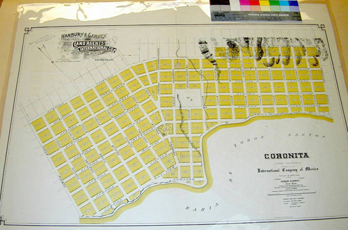 Coronita, Lower California : property of the International Company of Mexico / surveyed by R.W. Lemon