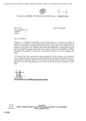 [Letter from Norman Jack to P Tlais regarding the brand's price margin]