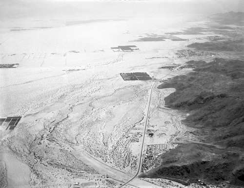 Palm Springs flood control area, looking south