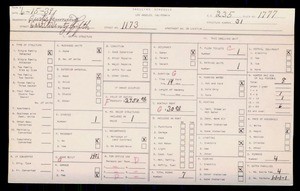 WPA household census for 1173 E 25TH STREET, Los Angeles