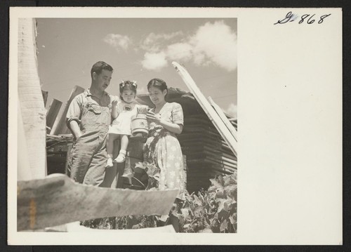 Mr. and Mrs. George Nakashima and their daughter, Mira, from Minidoka, formerly of Seattle, have rented a small house in