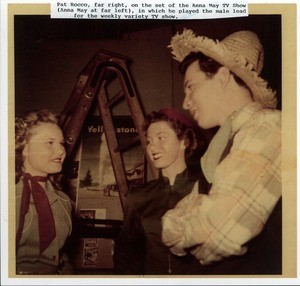 Anna May, an unidentified woman, and Pat Rocco