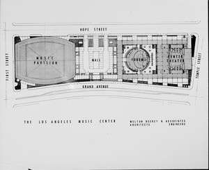 Proposed Los Angeles Music Center, 1961