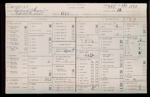 WPA household census for 1143 E 105TH ST, Los Angeles County