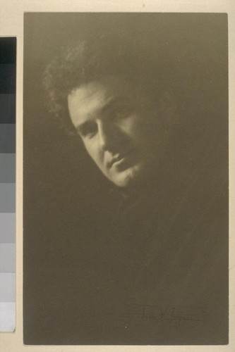 [Portrait of Herman George Scheffauer.] [Photograph by Annie W. Brigman.]