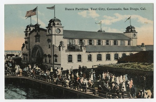 Dance pavilion, Tent City, Coronado, San Diego, Cal