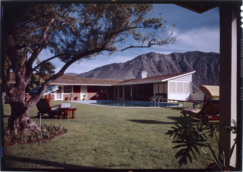 Trousdale, Mr. and Mrs. Paul W., residence. Swimming pool and Exterior