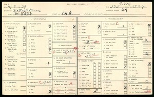 WPA household census for 146 West 84th Street, Los Angeles County