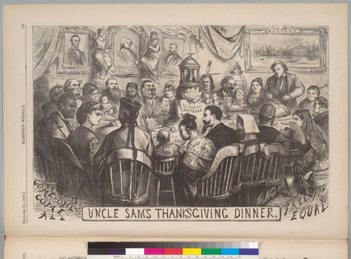 "Uncle Sam's Thanksgiving Dinner"
