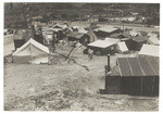 Refugee shacks on lot off Market Street