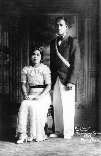 Portrait of Filipino American couple