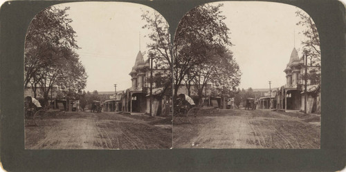 Early View of Oroville - street scene