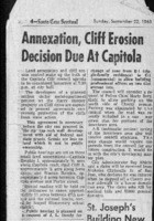 Annexation, cliff erosion decision due at Capitola