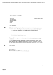 [Letter from Norman BS Jack to P Tlais regarding matters outstanding]