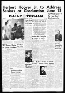 Daily Trojan, Vol. 48, No. 128, May 10, 1957