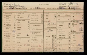 WPA household census for 970 W VERNON, Los Angeles County
