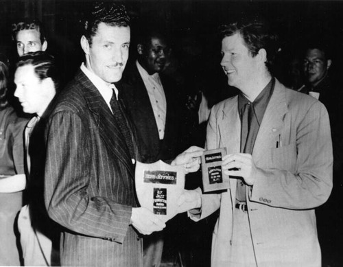 Herb Jeffries with awards