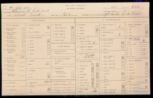 WPA household census for 812 W 1ST ST, Los Angeles