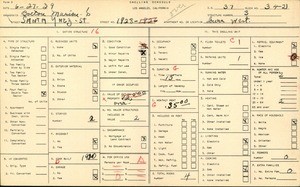 WPA household census for 1928 SANTA YNEZ STREET, Los Angeles