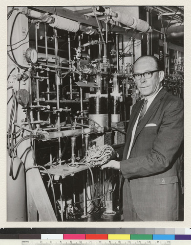 Los Angeles campus. One of the most widely known UCLA scientists is Dr. Willard F. Libby, who was awarded the Nobel Prize in Chemistry in 1960 for development of the carbon-14 'atomic time clock' method of dating the age of fossils. He now directs the University-wide Institute of Geophysics and Planetary Physics