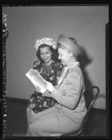 Helen Dearden and Grace Gerstenkorn of Southern California Republican Women's Club, 1946