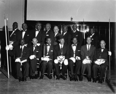 Group photograph of masons