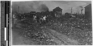 Fire damaged Hakodate, Japan, ca. 1920-1940