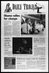 Daily Trojan, Vol. 159, No. 49, October 30, 2006