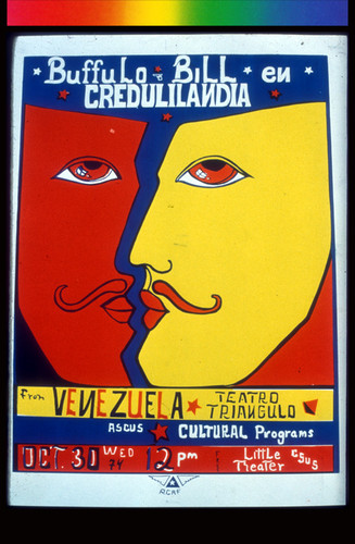 (title unknown) [Buffulo [sic] Bill in Credulilandia, Announcement Poster for]