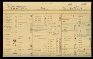 WPA household census for 1361 SUNSET BLVD, Los Angeles