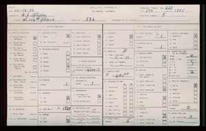 WPA household census for 536 W 104TH PL, Los Angeles County