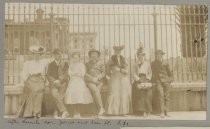 Photo from the Von Dorsten family album. Group in San Francisco, 1906