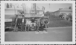 Petaluma Centennial Kangaroo Court at the Apple Blossom Parade in Sebastopol, California,1958