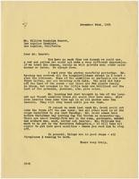 Letter from Julia Morgan to William Randolph Hearst, December 22, 1931