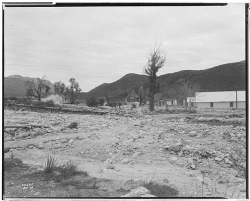 Mill Creek 1, 2&3 Powerhouse - Rubble around Mill Creek #1 after flood of March 1938