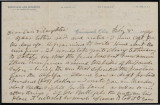 Letter addressed to Bazil Rozelle from his father-in-law