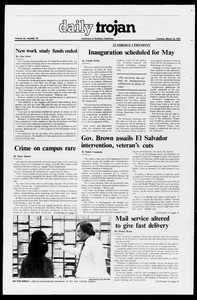 Daily Trojan, Vol. 90, No. 23, March 10, 1981