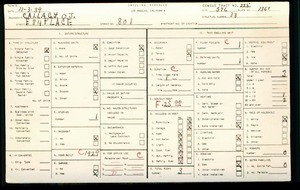 WPA household census for 801 E 84TH PLACE, Los Angeles County