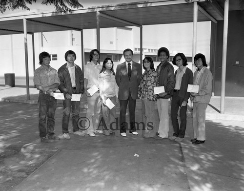 Group portrait, Los Angeles, 1975