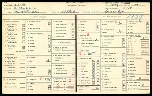 WPA household census for 158 1/4 W 39TH STREET, Los Angeles County