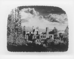 Ruins of Wolf House, Glen Ellen, California, 1930