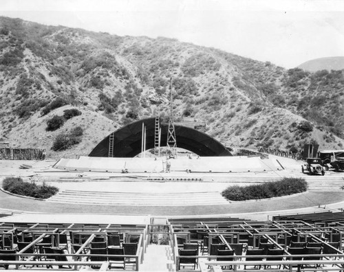 New view of the Hollywood Bowl
