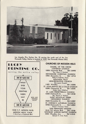 Mission Hills promotional guide, circa 1964